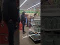 Black And White Fighting At The Dollar Tree