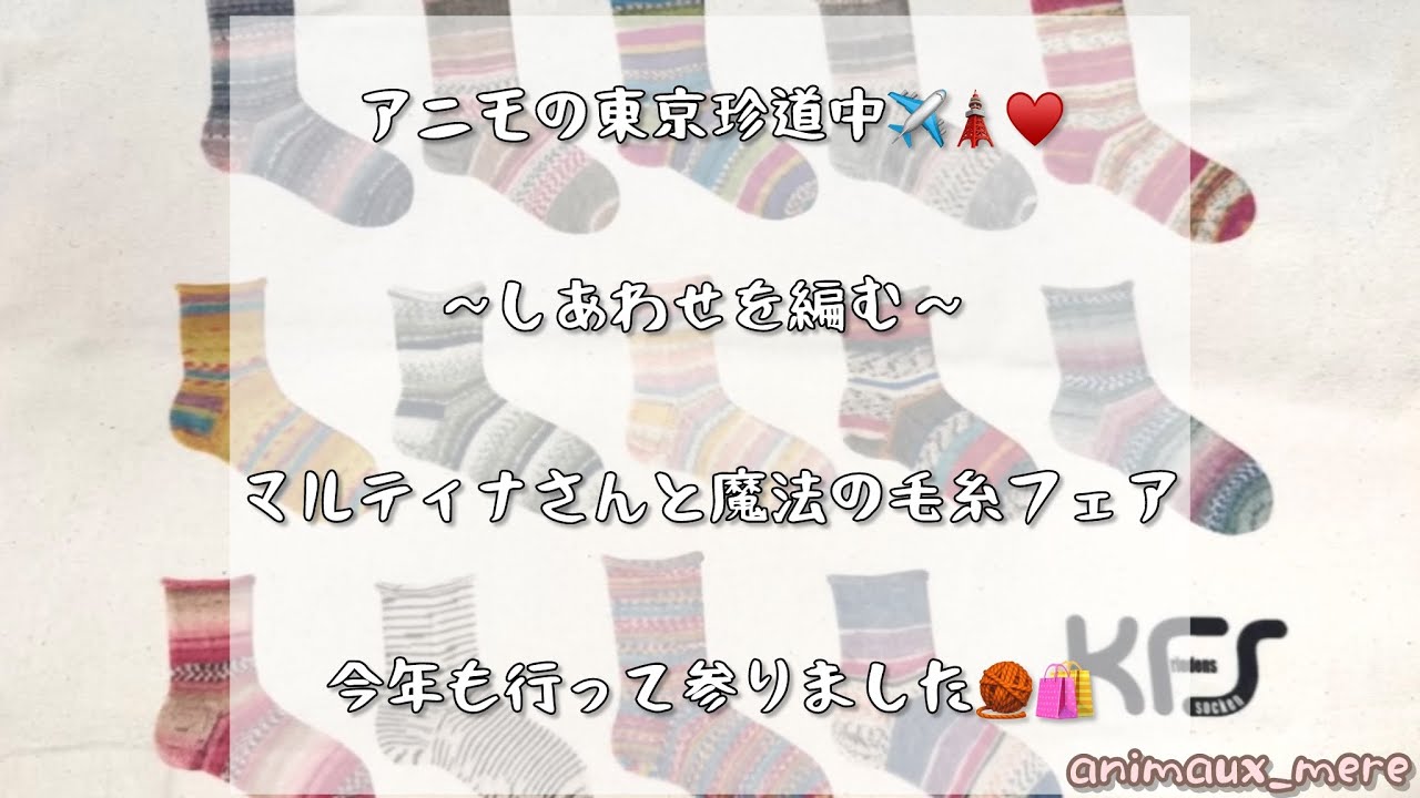«東京珍道中2026✈️🗼»松屋銀座でKFS催事❕毛糸購入品紹介🧶～しあわせを編む～ マルティナさんと魔法の毛糸フェア ♥️今回もやっぱり珍道中?! 笑🚶‍♀️‍➡️