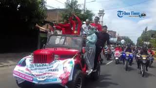 Penyambutan Atlet Takraw Peraih Emas Asian Games Asal Pinrang