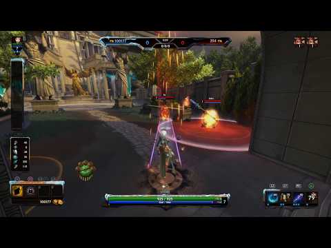 SMITE - Ra attacking Odin in jungle practice