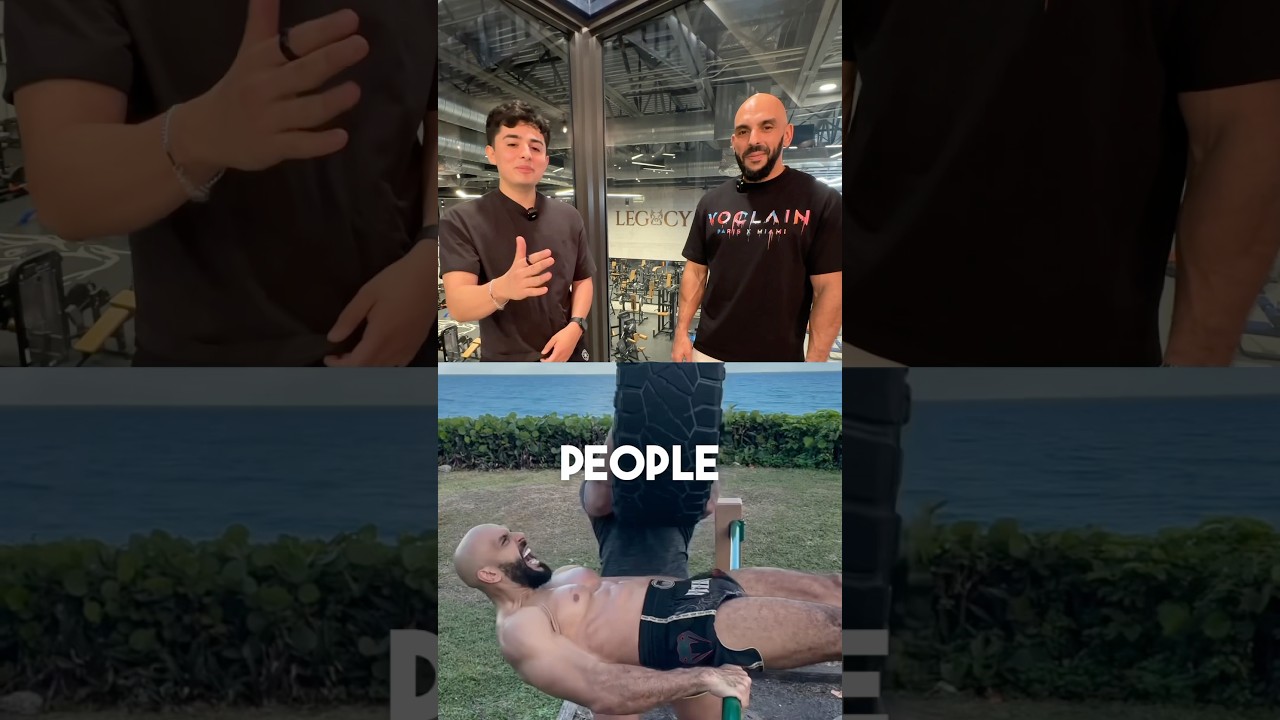 Messi’s bodyguard DOES NOT play with his workouts. 😭😂