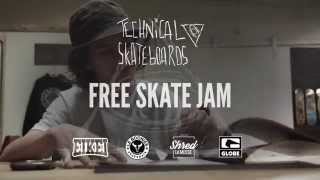 preview picture of video 'Technical Free Skate Jam : BOONIES'