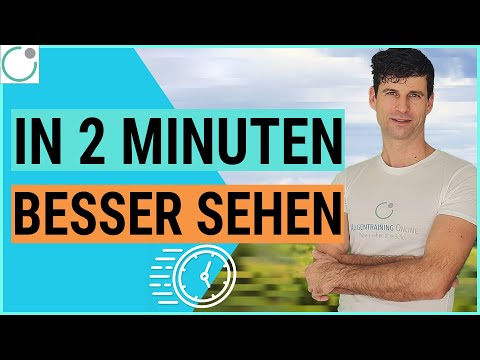SOFORT BESSER Sehen mit dieser 2 Minuten Übung - Palmieren Augentraining