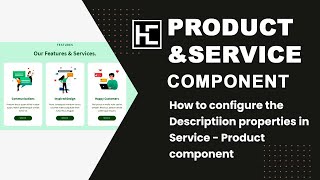 Download the video "How to configure the Description properties in Service / Product component"