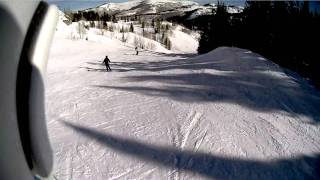 preview picture of video 'Brighton Utah Skiing Millicent Chute POV VIO HD'