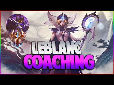 Fuzzmonkey | MY LEBLANC GETS COACHED BY VEIGAR V2!!!