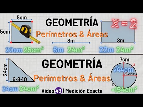 VIDEO 43: PERÍMETROS Y ÁREAS | Temas 4.6-4.7 | GEOMETRÍA - Anime ECOEMS 2026