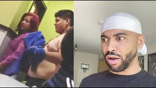 High School Students CAUGHT Getting It In In McDonalds Bathroom In NYC! REACTION