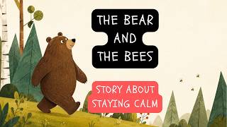 The Bear and the Bees | Gentle Read Along 📖 Aesop's Fables Moral Story (English)