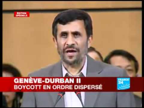 , title : 'Discours Mahmoud Ahmadinejad à l’ONU, le gouvernement israélien est raciste'