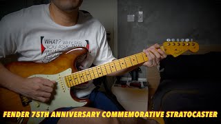 Video thumbnail for No Talking...Just Tone | Fender 75th Anniversary Commemorative Stratocaster - Game Guitarist by Game Guitarist