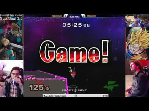 Rebel Scum Vs. Megaman -  Melee Grand Finals Town & City