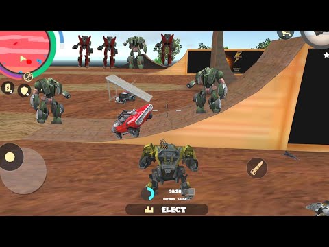 Rope Hero: Vice Town (BD 100 Machine Fight Car Robot) Bride Fight Robots - Android Gameplay HD