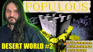 Populous SNES [1989] AWESOME Game | World #2 Desert