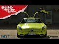 Mercedes SLS Electric Drive Hochspannung Bis Zur Ziellinie Fast Lap Auto Motor Und Sport