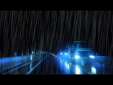 ☔️Driving on the Rainy Highway😴Relax & Fall Asleep Fast 💤