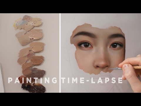 OIL PAINTING TIME-LAPSE || "Rose Gold"