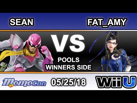 Momocon 2018 Sean (C.Falcon) Vs. CLE | Fat_Amy (Bayonetta) Winners Pool F4