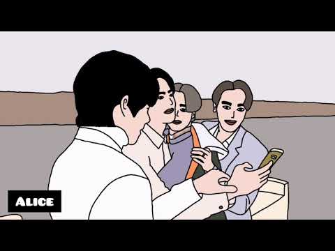 BTS Kim Seok Jin's Selfie Time Animation