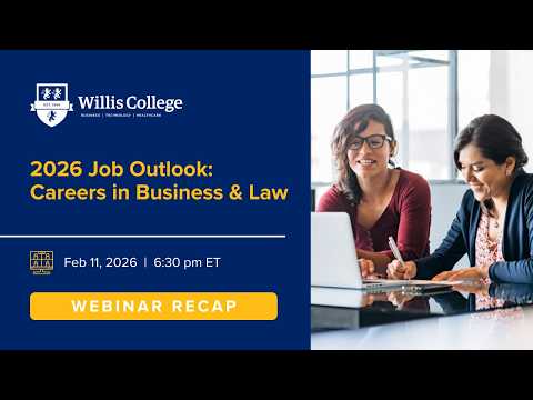 Cover image for 2026 Job Outlook: Careers in Business & Law | Webinar Recap video