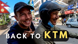 Back to KATHMANDU! Marvelous Ride from Pokhara to the Nepali Capital - Nepal Motovlog EP11