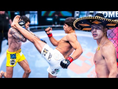 "El Púas" Perez vs. "Sebas" Santana I PELEA MMA COMPLETA  I COMBATE GLOBAL