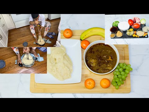 How to make fufu /tory&nama iftar Guinean good African cuisine/food Ramadan day 20 /rougisto cook