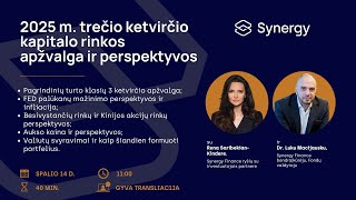 Kiek toli JAV akcijas temps AI burbulas? | Dr. Lukas Macijauskas | 2025 Q3 finansų rinkų apžvalga