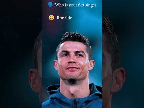 Ronaldo singing Ishq wala love 😂 