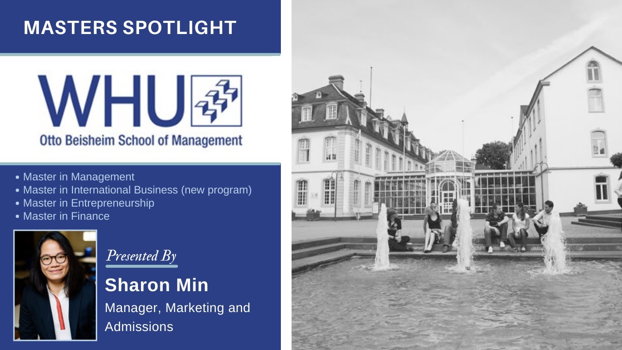 Q&A with WHU Otto Masters Admissions - YouTube