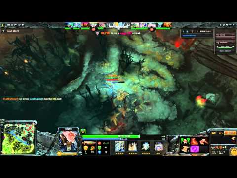 Meepo Teleports barathrum to Fountain (DOTA 2 Epic Moment)