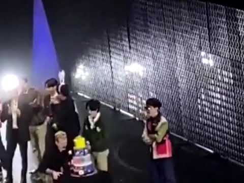 YOONGI'S REACTION TO JIMIN  HELPING JOJO PUSH THE CAKE 😭