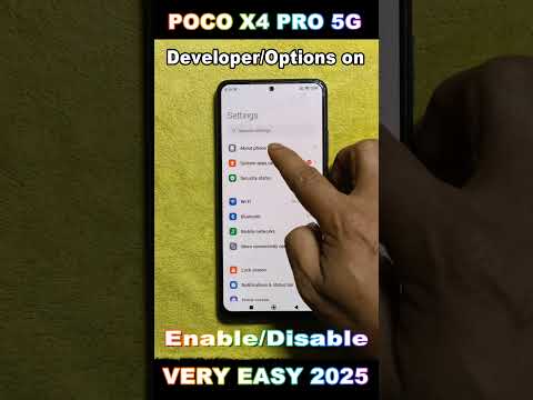 Poco X4 Pro 5G Hyperos / How to enable the Developer Options for USB Debugging etc/2025/