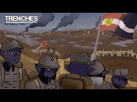 The Smurf VS Furry War (Roblox Trenches). Sci-Fi Trench Experience.