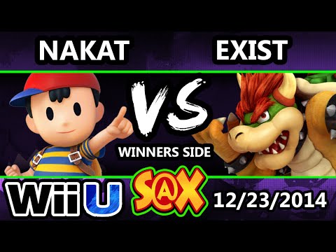 S@X - Exist (Bowser) Vs. LoF | Nakat (NesS) SSB4 Winners - Smash 4 Wii U