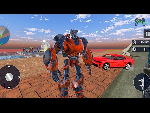 Car Robot F1 Transform Truck Transport - Ship Truck Transportation Game 2021 - Android Gameplay