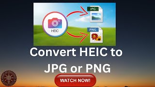 How to Open HEIC File | How to Convert HEFI to PNG or JPG | 100% Working |  Bangla Tutorial