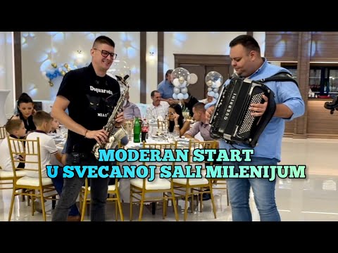 MODERAN START U SVECANOJ SALI MILENIJUM / ORK. VLADE VRCINCA I MILAN STRASNI