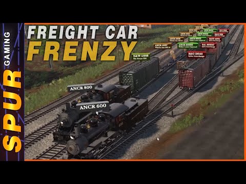 Freight Car Frenzy! 1.5 Hours of Nonstop Switching in Railroader