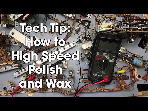 Tech Tip - High Speed Polish and Wax #Pinball #waxing
