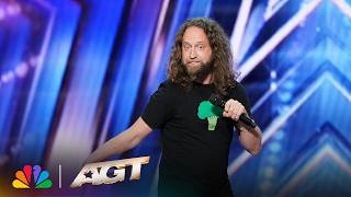 Josh Blue Has The Crowd Crying With Laughter | AGT thumbnail