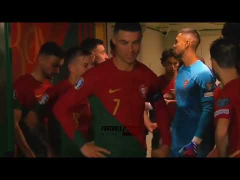 Cristiano Ronaldo & Bernardo Silva saw the funny side of Bruno Fernandes' half-time team talk