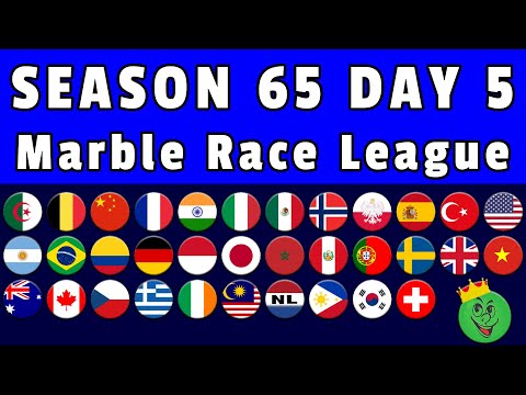 Marble Race League Season 65 Day 5 Marble Race / Marble Race King