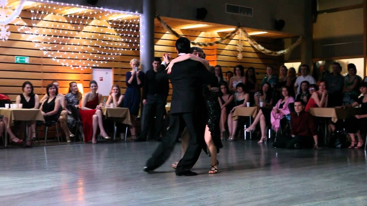 Juan Rosales & Liza Lebedeva,1/3, Milonga "Me Gusta", Moscow, Russia, 27.12.2013