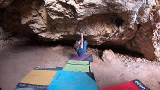 Video thumbnail: El lagarto, 7a+. Almenara