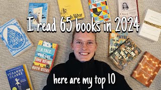 Top 10 books of 2024 | what you should read in 2025 | I read 65 books in 2024