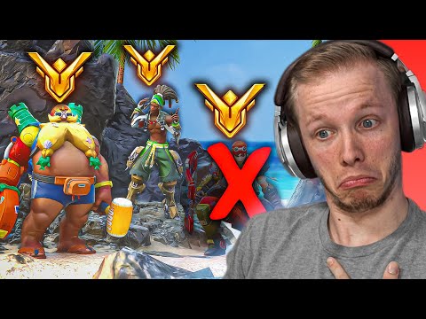 GOLDS vs MASTERS but every time the Masters win, they lose a player... (Overwatch 2)