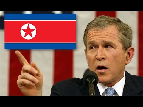 Reacción de Corea del Norte al "Eje del Mal" de George Bush (2002)