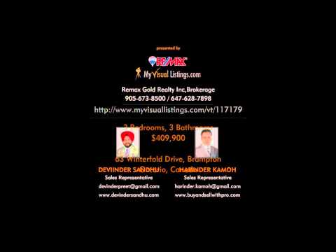 63 Winterfold Drive, Brampton, Ontario - Virtual Tour