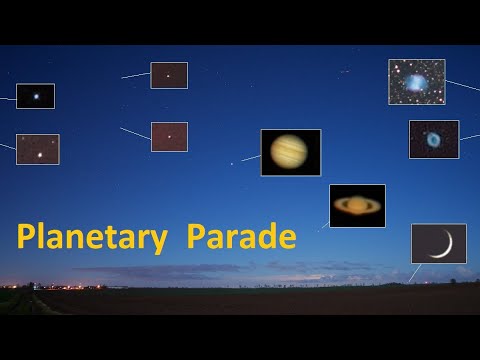 Planetary Parade 2021/2022 - Venus, Saturn, Jupiter, Uranus, Neptune and...